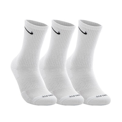 [패션플러스][나이키]나이키 양말 에브리데이 플러스 쿠션 크루 3PR SX6888-100(667032_NNKESX6888100)