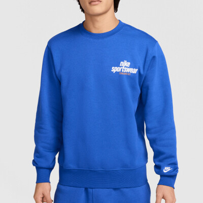 [패션플러스][나이키]나이키 긴팔 NSW 클럽 BB GFX 크루 맨투맨 (기모) HJ2174-480(667032_NNKWHJ2174480)