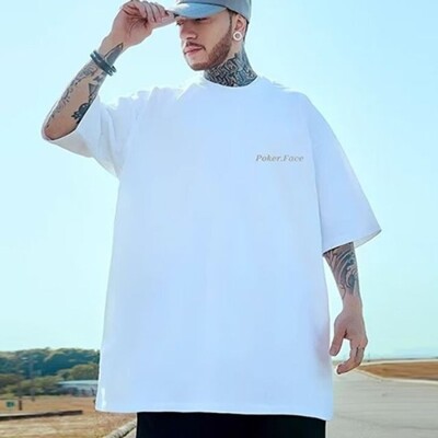 [패션플러스][엄지척]포커페이스 프린팅 반팔 티셔츠_20460175_667501(667501_20460175_667501)