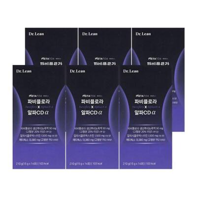 [패션플러스][닥터린]닥터린 파비플로라 알파CD 알파 15g 14포 6개/mjc (49830815)(671304_49830815)