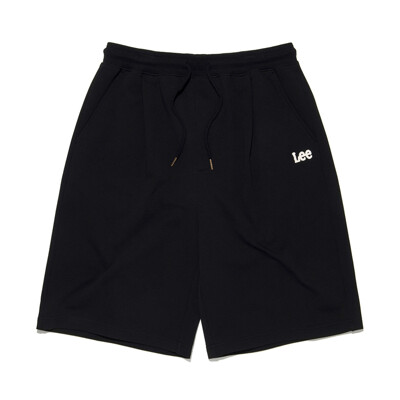LEE 펠트 트위치 원턱 스 쇼츠 블랙 LE2602SO33BK