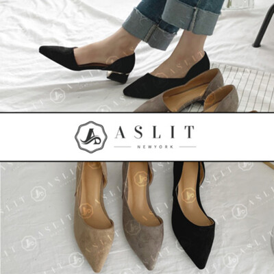 [패션플러스][애슬릿][애슬릿] 발편한 여성용 스웨이드 로우힐 3cm(672958_775454)