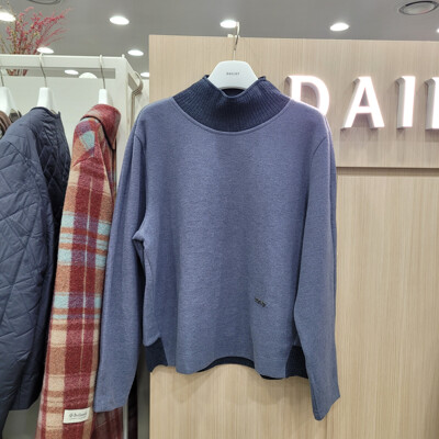 [패션플러스][데일리스트][세정_인디안여성복]니트배색 반넥 티셔츠MDBAL4W93410_GN(673096_MDBAL4W93410)