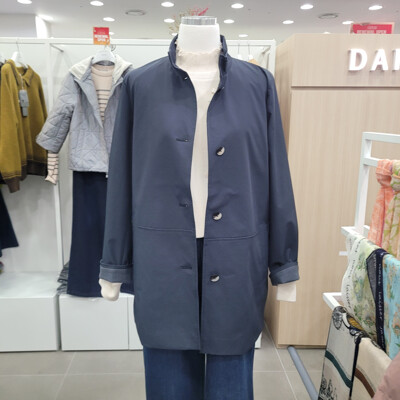 [패션플러스][데일리스트][세정_인디안여성복]하이넥 트렌치코트 MDBEB4F811101_GN(673096_MDBEB4F811101)