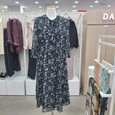 [패션플러스][데일리스트][세정_인디안여성복]플라워프린팅 쉬폰원피스 MDBOA4F7111_GN(673096_MDBOA4F7111)