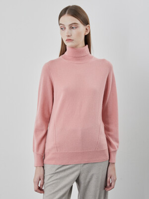 [패션플러스][데일리스트][세정_인디안여성복]캐시미어100% 폴라 니트MDEBL4W9341_GN(673096_MDEBL4W9341)