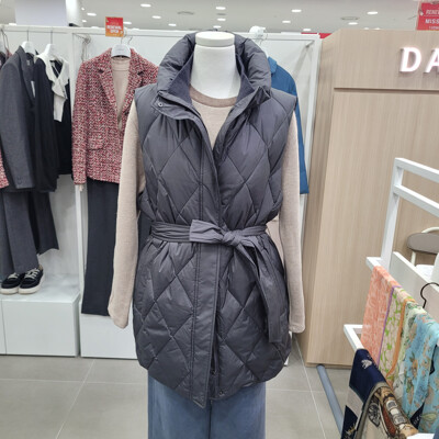 [패션플러스][데일리스트][세정_인디안여성복]누빔 벨트 다운베스트MDEQC4W92710_GN(673096_MDEQC4W92710)