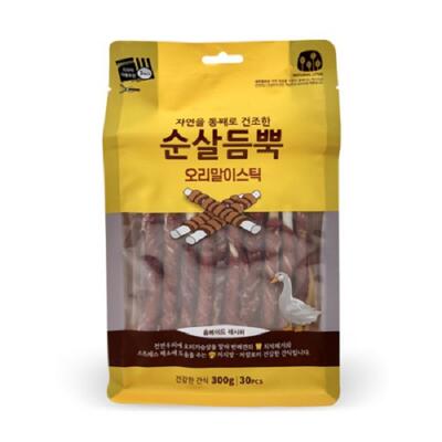 [패션플러스][채널펫][채널펫] 순살듬뿍 오리말이스틱 300g 3개 (31545851)(680227_31545851)