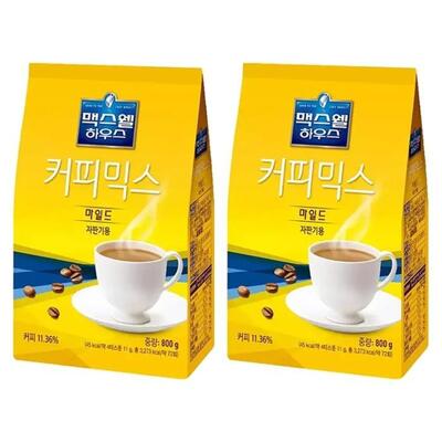 [삼일유통][패션플러스][동서식품]맥스웰하우스 마일드 커피믹스 자판기용 800g x 2개 (49813542)(680275_49813542)