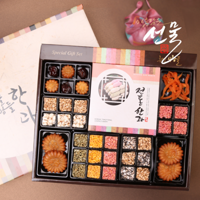 [패션플러스][자연미가]춘향골사람들 귀한한과 선물세트 2호(동일주소수령 9+1)(682612_606303)