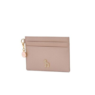[패션플러스][헤지스 악세사리][헤지스 악세사리]헤지스 액세서리 [ELLA] 핑크 소가죽 참장식 카드슬롯  (HIHO5F902P2)_686257(686257_55314907_686257)
