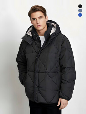 [패션플러스][쉐비뇽][쉐비뇽] 남성 다이아 다운 자켓 3종 택1_01(687666_CVW22DJUO0367)