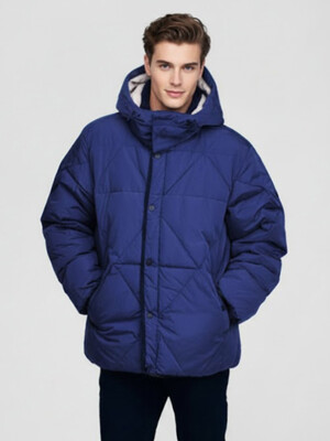 [패션플러스][쉐비뇽][쉐비뇽] 남성 다이아 다운 자켓 블루_01(687666_CVW22DJUO03BL67)