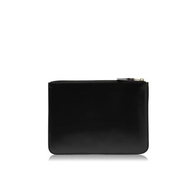 [패션플러스][꼼데가르송][해외배송] 꼼데가르송 지갑 Comme Des Garcons 거울 내부 로고 지퍼 파우치  블랙(689485_190444061)