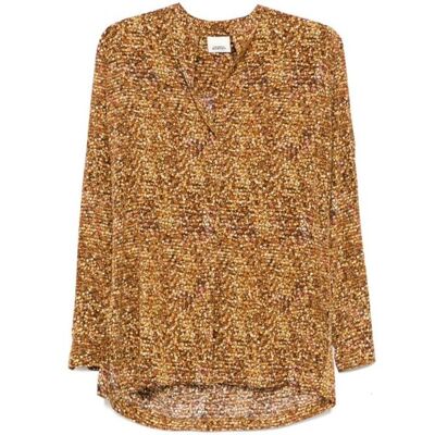 [패션플러스][이자벨마랑][해외배송] 25FW 이자벨마랑 블라우스 HT0716FA C3J08I 10OE OCHRE(689492_127659125)