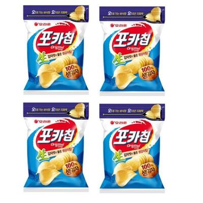 [대원에이알 주식회사][패션플러스][(주)오리온][(주)오리온] 오리온 포카칩 오리지널 지퍼백 229g X4 (39635393)(689728_39635393)