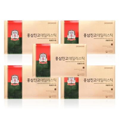[패션플러스][정관장][정관장] 정관장 홍삼진고 데일리스틱 10g x 30포 x 5박스 WYS (32348894)(693605_32348894)