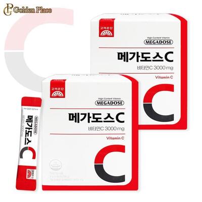 [패션플러스][고려은단]고려은단 메가도스C 비타민C 3000 60포 2개 4개월분 고함량 분말 가루 G (29414853)(694389_29414853)