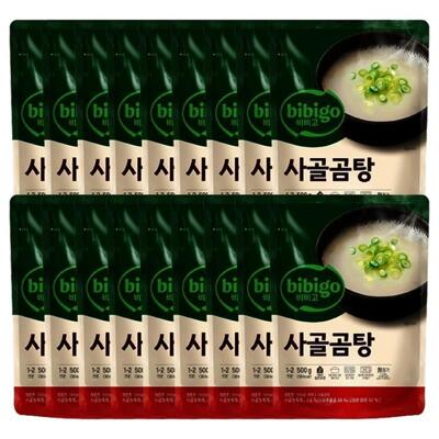 [패션플러스][기타]비비고 사골곰탕 500g 18개_ (53614490)(694779_53614490)