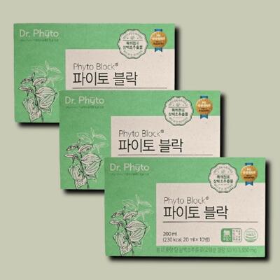 [패션플러스][기타][기타] 파이토블락 닥터파이토 20ml 10개입 3박스 삼백초 추출물 (30278642)(694782_30278642)