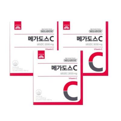 [패션플러스][기타][기타] 고려은단 메가도스 비타민C 3000 고함량 100포 3개 (30322818)(694782_30322818)