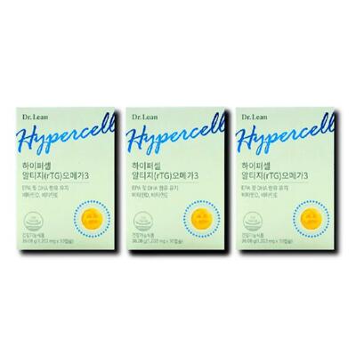 [패션플러스][기타][기타] 닥터린 하이퍼셀 오메가3 rTG 알티지 하이퍼샐 오매가3 3박스 (36466447)(694782_36466447)