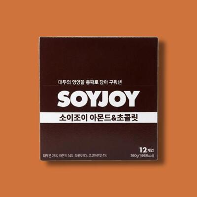 [패션플러스][기타]소이조이 단백질바 아몬드 초콜릿 12개입 1박스 (52979224)(694782_52979224)