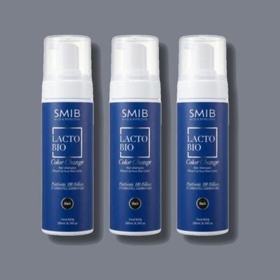 [패션플러스][기타]스미브 락토바이오 컬러체인지 염색 샴푸 블랙 200ml 3개 (52979862)(694782_52979862)