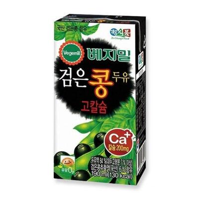 [패션플러스][정식품][정식품] 정식품 베지밀 검은콩 두유 고칼슘 190ml 80개 (15235682)(695711_15235682)