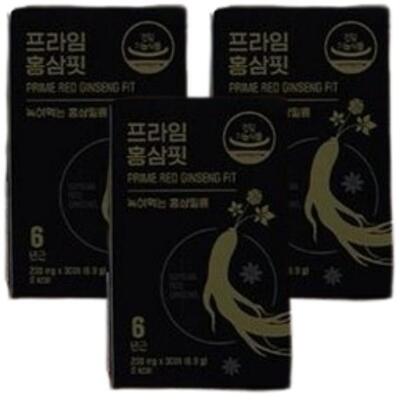 [패션플러스][단비][단비] 프라임 홍삼핏 녹여먹는 홍삼필름 30매 x 3박스 (41105090)(699534_41105090)
