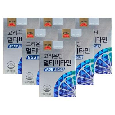 [패션플러스][디와이글로벌]고려은단 멀티비타민 올인원 맨 60+ 1560 mg X 30정 / 6개 / DY (50843375)(707455_50843375)