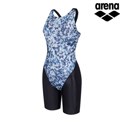 [패션플러스][아레나]아레나 여성 반전신 스토니 선수 4부 반신 레이서백 수영복 A4BL1CE04(713259_M2025112126DB80FB5)