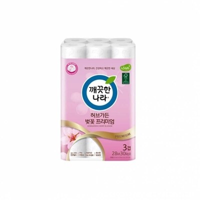 [패션플러스][기타]TBZ MY-M 꺠끗한나라 허브가든 벚꽃프리미엄 화장지_713726(713726_63067703_713726)