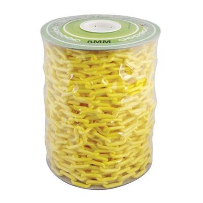 [패션플러스][주식회사 브이와이][JH7P09PT_52CE]프라스틱체인 주차블럭 롤8MMx45M황색 (31378260A)(715668_31378260A)