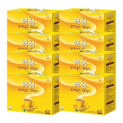 [패션플러스][케이티알파쇼핑]동서식품 맥심 모카골드 마일드 커피믹스 400개입 8개(716538_3515485)