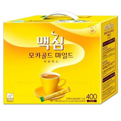 [패션플러스][케이티알파쇼핑]맥심 모카골드 마일드 커피믹스 12g x 400개(716612_3534327)