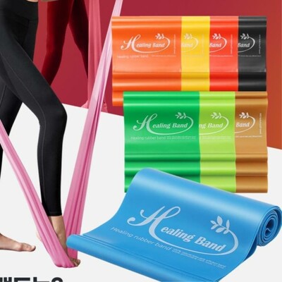 [패션플러스][케이티알파쇼핑][마이모노샵] 근력강화 스트레칭 홈트기구 라텍스 고무밴드 2개(716622_3640525)