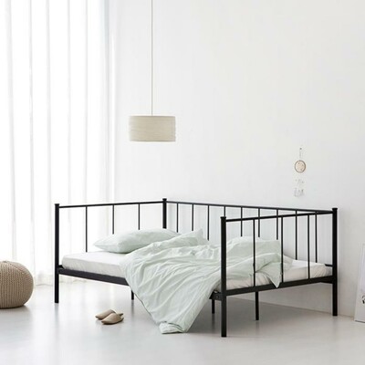 [패션플러스][케이티알파쇼핑][마이모노샵] 심플 철제 1인가구 소파겸용 침대프레임 침실꾸미미기(716622_3654353)