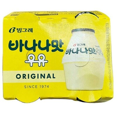 [패션플러스][케이티알파쇼핑]빙그레바나나맛우유240MLx4 코스트코(716665_3618997)