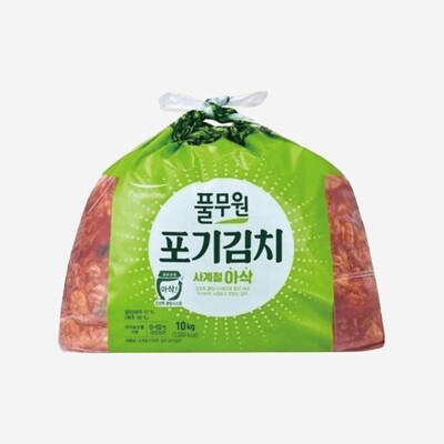 [패션플러스][케이티알파쇼핑][엘루맘] 풀무원 사계절 아삭 포기김치 10kg(716849_8645912)