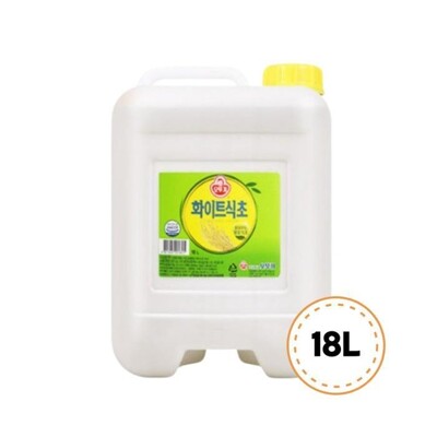 [패션플러스][케이티알파쇼핑][오뚜기] 오뚜기 화이트식초 18L 대용량 말통 업소용(717458_8531970)
