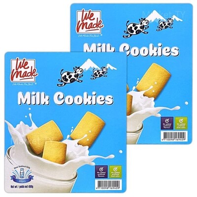 [패션플러스][케이티알파쇼핑]위메이드 밀크 쿠키 480g x 2개(717517_5165172)