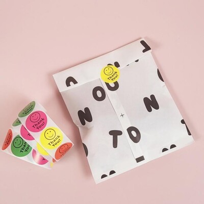 [패션플러스][케이티알파쇼핑]알파벳 종이 봉투 선물 포장 답례품 포장지 구디백 페이퍼백(717802_5011804)