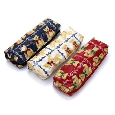 [패션플러스][케이티알파쇼핑]곰돌이 지퍼형 필통색상랜덤발송 필기도구 문구류[YYHWCODE](719188_4976606)