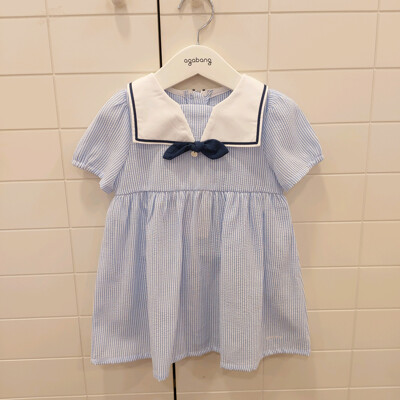 [패션플러스][아가방]NC청주점 26년여름신상 샤샤 시어서커 ST 마린 OP 01T324001 ECJ(721799_01T324001)