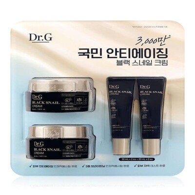 [패션플러스][케이티알파쇼핑]닥터지 블랙 스네일 크림 50ml 기획 세트 영양 달팽이크림 어머니 엄마 화장품 선물(SH)(725055_8544276)