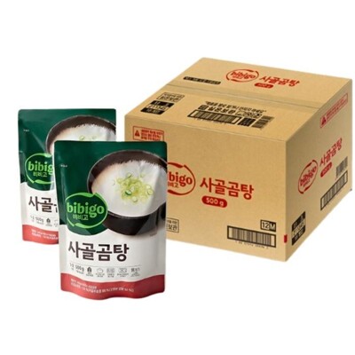 [패션플러스][케이티알파쇼핑]비비고 사골곰탕 500g x18개 1박스(725070_8115962)