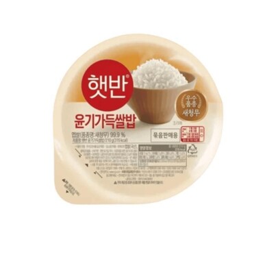 [패션플러스][케이티알파쇼핑]햇반 백미 윤기가득쌀밥 36개 210g(725099_8602723)