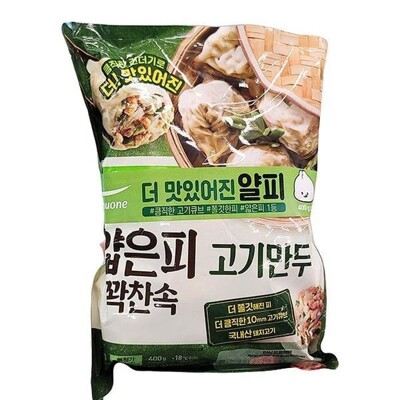 [패션플러스][케이티알파쇼핑]풀무원 얇은피 꽉찬속 고기만두 400g x 2 x 1개 b48293(725362_8630968)