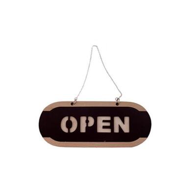 [패션플러스][럭키투데이]아트 양면사용 OPEN/CLOSED 표지판 (소) 218x90x10 (40917861)(725495_40917861)